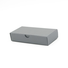 Grå aflang kartonæske | 150x70x30 mm | Superbox