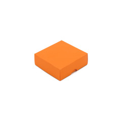 Todelt lille orange æske | 90x90x30 mm | Superbox