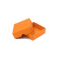 Todelt lille orange æske | 90x90x30 mm | Superbox