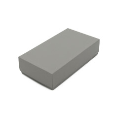 Lille grå æske med låg til macarons | 200x110x50 mm | Superbox