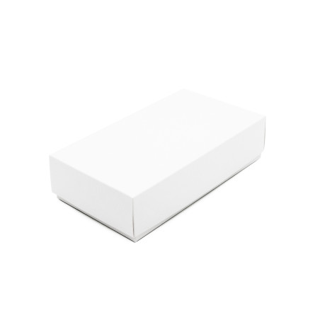 Hvid todelt papæske | 200x110x50 mm | Superbox