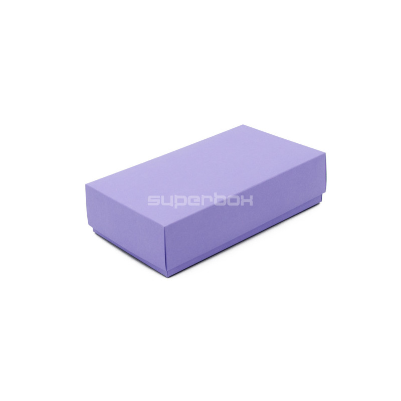 Lilla æske med låg til macarons | 200x110x50 mm | Superbox