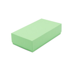 Grønlig æske med låg til smykker | 200x110x50 mm | Superbox