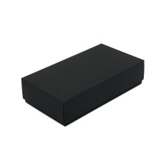 Sort to-delt gaveæske til macarons | 200x110x50 mm | Superbox