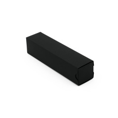Sort træk-ud smal kartonæske | 40x40x180 mm | Superbox