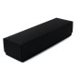 Aflang sort æske med låg | 250x70x50 mm | Superbox