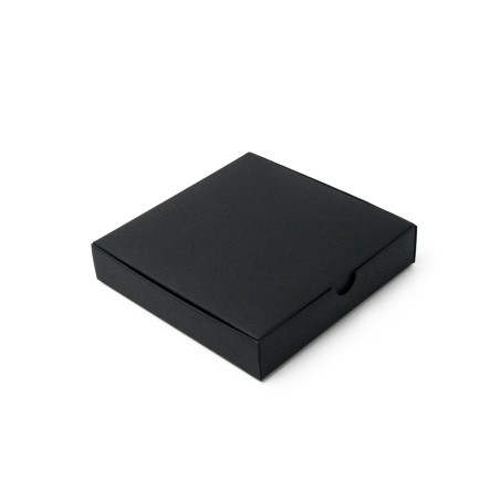 Sort kartonæske | 150x150x30 mm | Superbox