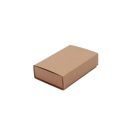 Brun lille skuffe-kartonæske | 97x62x23 mm | Superbox
