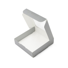 Silver Cookie Box with PVC Window