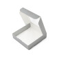 Silver Cookies Box with Clear Window