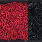 Stiv strimlet papir