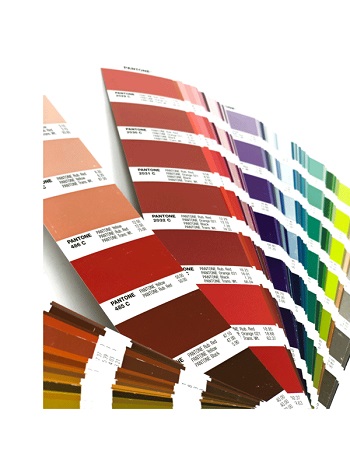 Pantone farvepalette