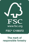 FSC-logo, der fremmer bæredygtig skovbrug